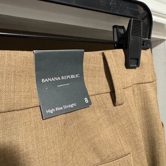 Banana Republic Straight Italian Wool Pant - 8 - Picture 4 of 4